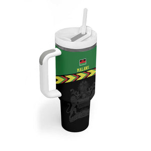 Custom Cricket Africa Malawi Tumbler With Handle Malawi Chevron Pattern - African Pride