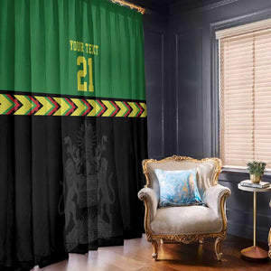 Custom Cricket Africa Malawi Window Curtain Malawi Chevron Pattern - African Pride