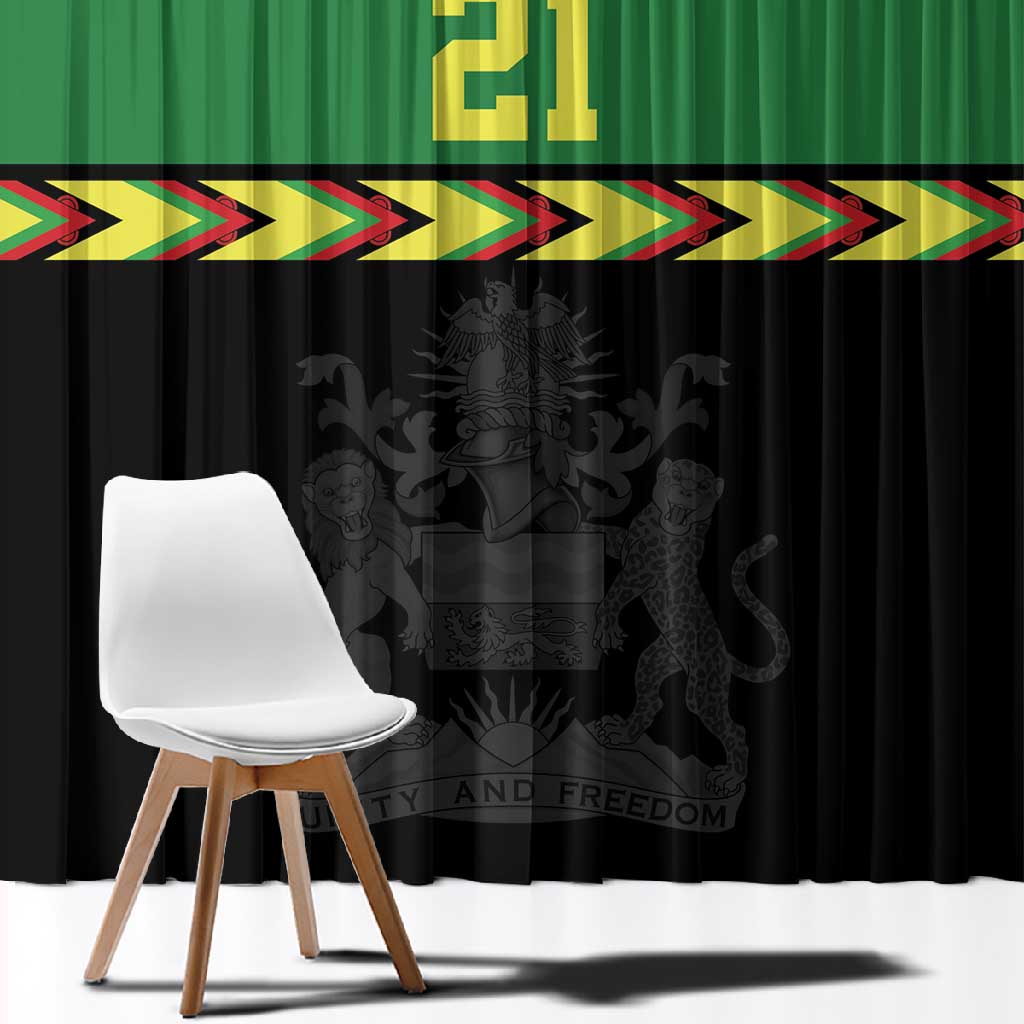 Custom Cricket Africa Malawi Window Curtain Malawi Chevron Pattern - African Pride
