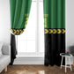 Custom Cricket Africa Malawi Window Curtain Malawi Chevron Pattern - African Pride