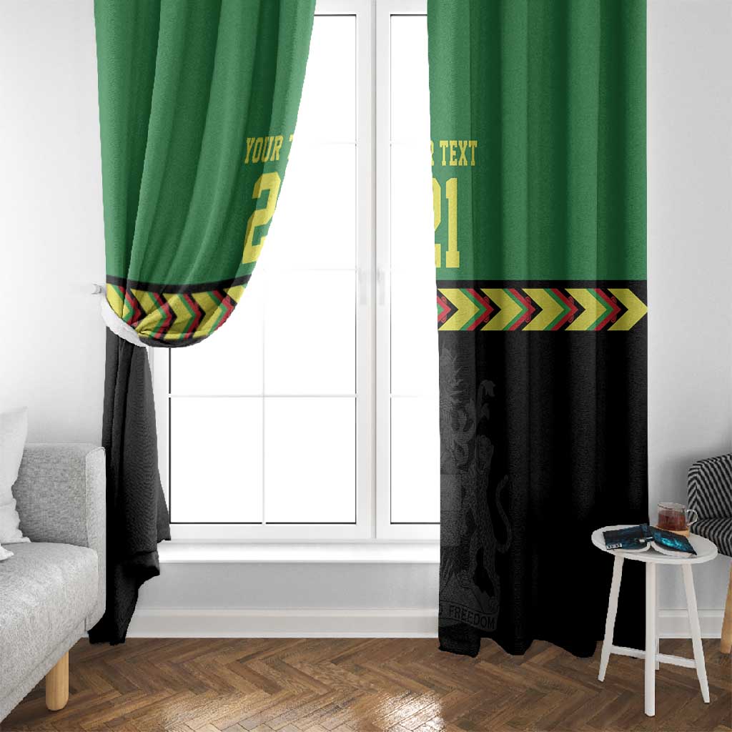 Custom Cricket Africa Malawi Window Curtain Malawi Chevron Pattern - African Pride