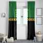 Custom Cricket Africa Malawi Window Curtain Malawi Chevron Pattern - African Pride