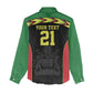 Custom Cricket Africa Malawi Women Casual Shirt Malawi Chevron Pattern - African Pride