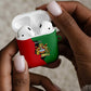Personalized  Malawi Flag Map AirPods Case Simple Malawi Emblem Coat of Arms