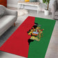 Malawi Flag Map Area Rug Simple Malawi Emblem Coat of Arms - African Pride