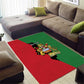 Malawi Flag Map Area Rug Simple Malawi Emblem Coat of Arms - African Pride