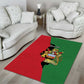 Malawi Flag Map Area Rug Simple Malawi Emblem Coat of Arms - African Pride