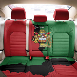 Malawi Flag Map Back Car Seat Cover Simple Malawi Emblem Coat of Arms - African Pride