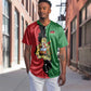 Malawi Flag Map Baseball Jersey Simple Malawi Emblem Coat of Arms - African Pride