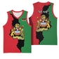 Malawi Flag Map Basketball Jersey Simple Malawi Emblem Coat of Arms - African Pride