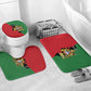 Personalized  Malawi Flag Map Bathroom Set Simple Malawi Emblem Coat of Arms