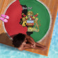 Malawi Flag Map Beach Blanket Simple Malawi Emblem Coat of Arms - African Pride