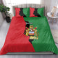 Malawi Flag Map Bedding Set Simple Malawi Emblem Coat of Arms - African Pride