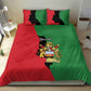 Malawi Flag Map Bedding Set Simple Malawi Emblem Coat of Arms - African Pride