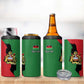 Malawi Flag Map 4 in 1 Can Cooler Tumbler Simple Malawi Emblem Coat of Arms - African Pride