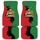 Malawi Flag Map Car Mats Simple Malawi Emblem Coat of Arms - African Pride