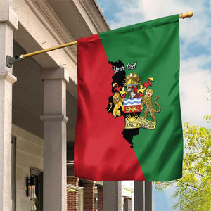 Malawi Flag Map Garden Flag Simple Malawi Emblem Coat of Arms - African Pride