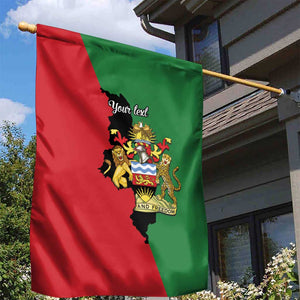 Malawi Flag Map Garden Flag Simple Malawi Emblem Coat of Arms - African Pride