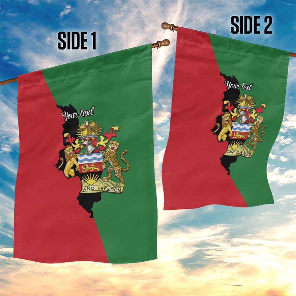 Malawi Flag Map Garden Flag Simple Malawi Emblem Coat of Arms - African Pride