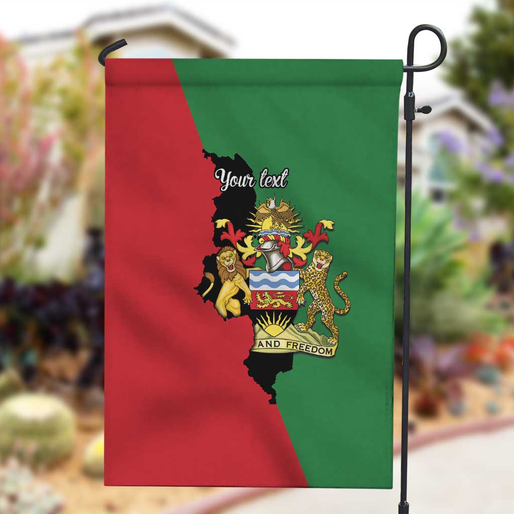 Malawi Flag Map Garden Flag Simple Malawi Emblem Coat of Arms - African Pride