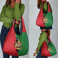 Malawi Flag Map Grocery Bag Simple Malawi Emblem Coat of Arms - African Pride
