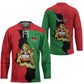 Personalized  Malawi Flag Map Hockey Jersey Simple Malawi Emblem Coat of Arms