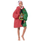 Malawi Flag Map Kid Wearable Blanket Hoodie Simple Malawi Emblem Coat of Arms - African Pride
