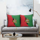 Personalized  Malawi Flag Map Pillow Cover Simple Malawi Emblem Coat of Arms