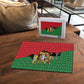 Personalized  Malawi Flag Map Puzzle Simple Malawi Emblem Coat of Arms