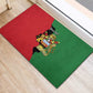 Malawi Flag Map Rubber Doormat Simple Malawi Emblem Coat of Arms - African Pride