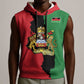 Malawi Flag Map Sleeveless Hoodie Simple Malawi Emblem Coat of Arms - African Pride
