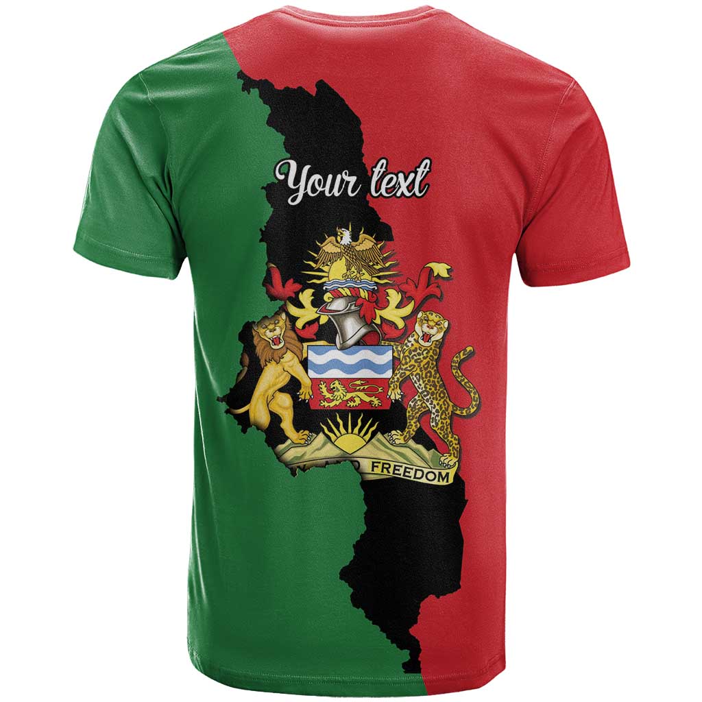 Malawi Flag Map T shirt Simple Malawi Emblem Coat of Arms - African Pride