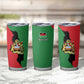 Malawi Flag Map Tumbler Cup Simple Malawi Emblem Coat of Arms - African Pride