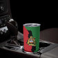 Malawi Flag Map Tumbler Cup Simple Malawi Emblem Coat of Arms - African Pride