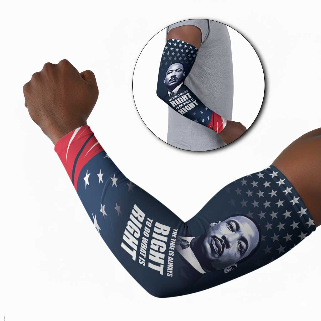 Honor MLK African-American Civil Rights Leaders Arm Sleeves The Time Is ...