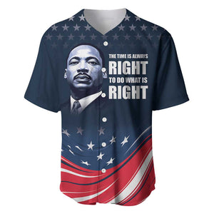 Honor MLK African-American Civil Rights Leaders Baseball Jersey The Time Is Always Right To Do What Is Right