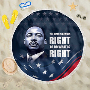Honor MLK African-American Civil Rights Leaders Beach Blanket The Time Is Always Right To Do What Is Right