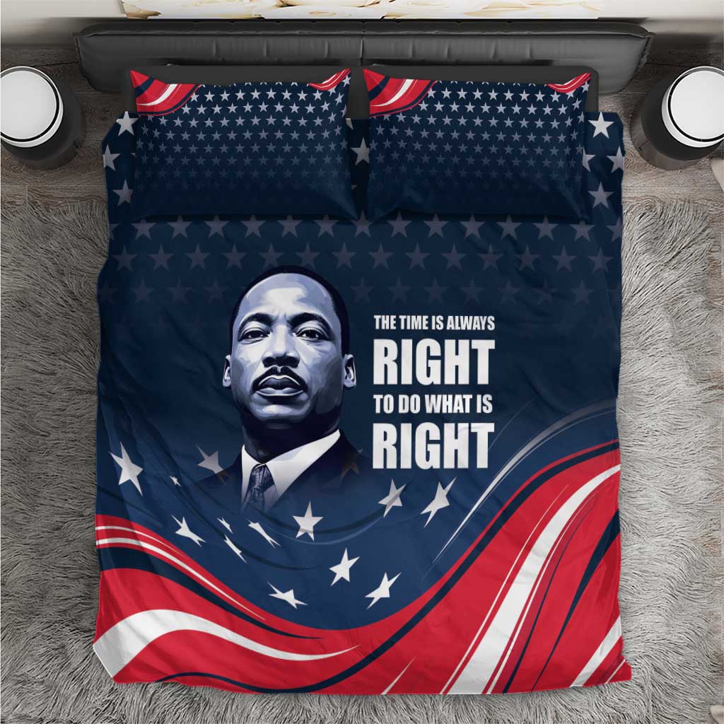 Honor MLK African-American Civil Rights Leaders Bedding Set The Time Is Always Right To Do What Is Right