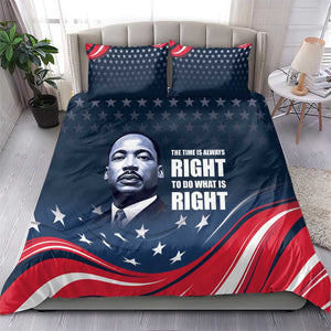 Honor MLK African-American Civil Rights Leaders Bedding Set The Time Is Always Right To Do What Is Right