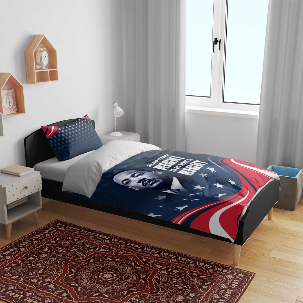 Honor MLK African-American Civil Rights Leaders Bedding Set The Time Is Always Right To Do What Is Right