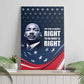 Honor MLK African-American Civil Rights Leaders Canvas Wall Art The Time Is Always Right To Do What Is Right