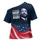 Honor MLK African-American Civil Rights Leaders Cross Shoulder Shirt The Time Is Always Right To Do What Is Right