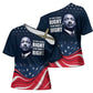 Honor MLK African-American Civil Rights Leaders Cross Shoulder Shirt The Time Is Always Right To Do What Is Right