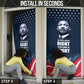 Honor MLK African-American Civil Rights Leaders Door Cover The Time Is Always Right To Do What Is Right