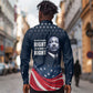 Honor MLK African-American Civil Rights Leaders Long Sleeve Button Shirt The Time Is Always Right To Do What Is Right
