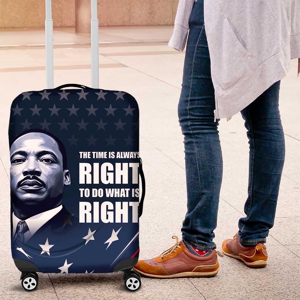 Honor MLK African-American Civil Rights Leaders Luggage Cover The Time Is Always Right To Do What Is Right