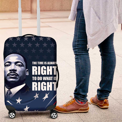Honor MLK African-American Civil Rights Leaders Luggage Cover The Time Is Always Right To Do What Is Right