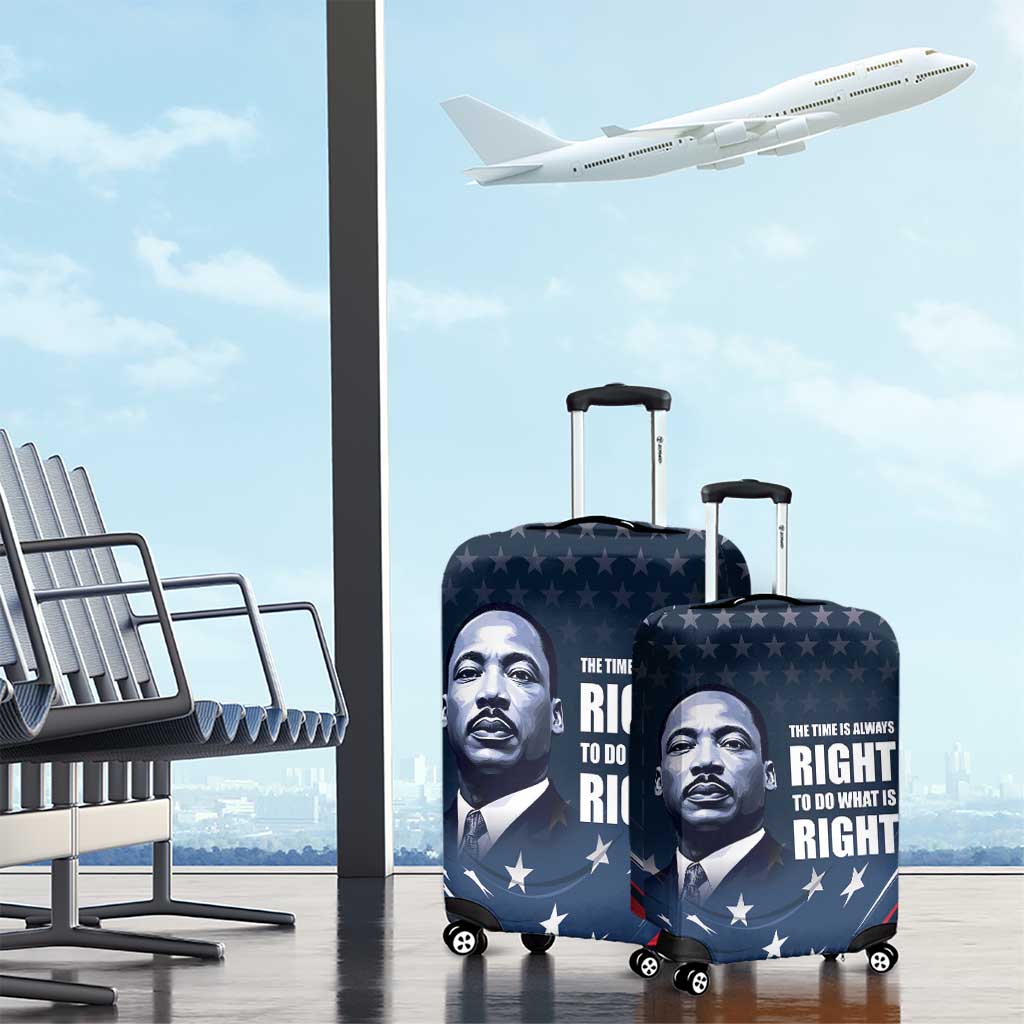 Honor MLK African-American Civil Rights Leaders Luggage Cover The Time Is Always Right To Do What Is Right