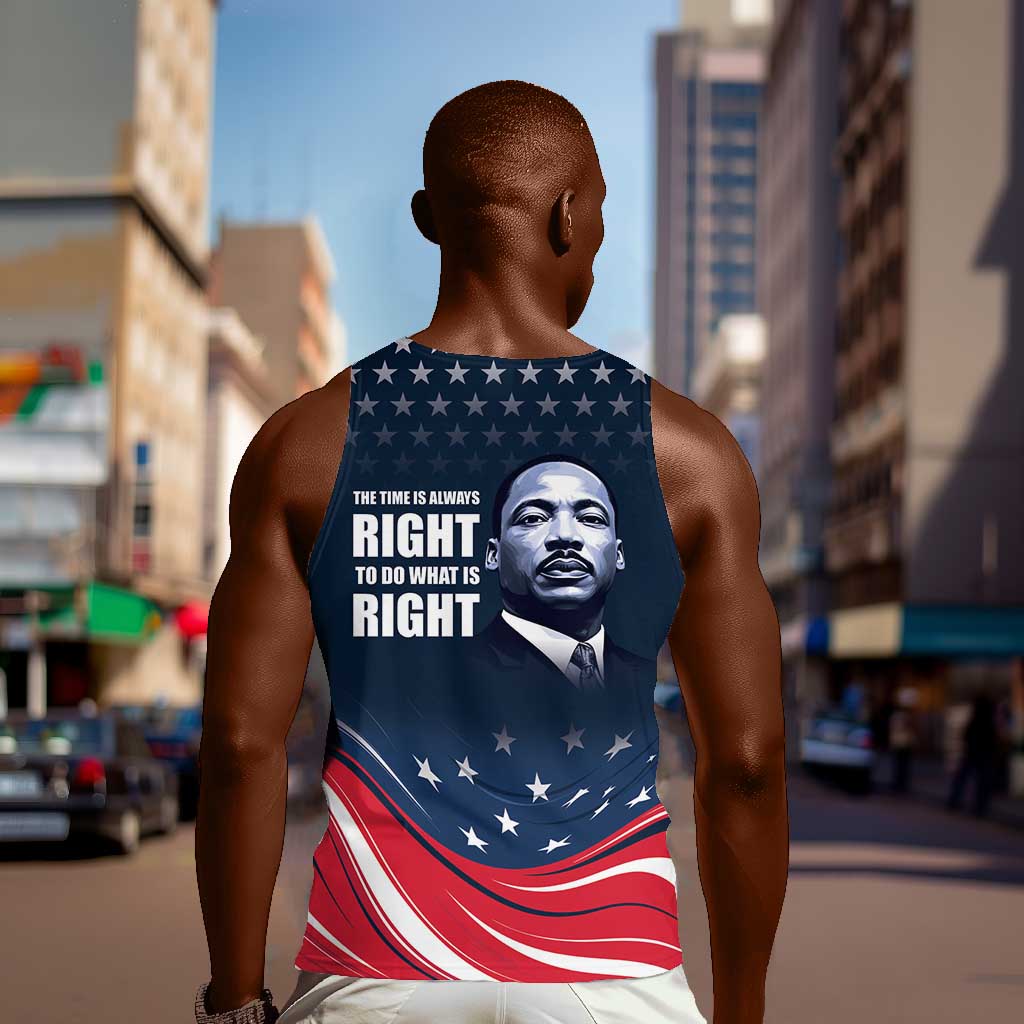 Honor MLK African-American Civil Rights Leaders Men Tank Top The Time Is Always Right To Do What Is Right