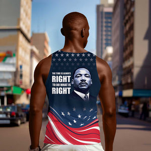 Honor MLK African-American Civil Rights Leaders Men Tank Top The Time Is Always Right To Do What Is Right